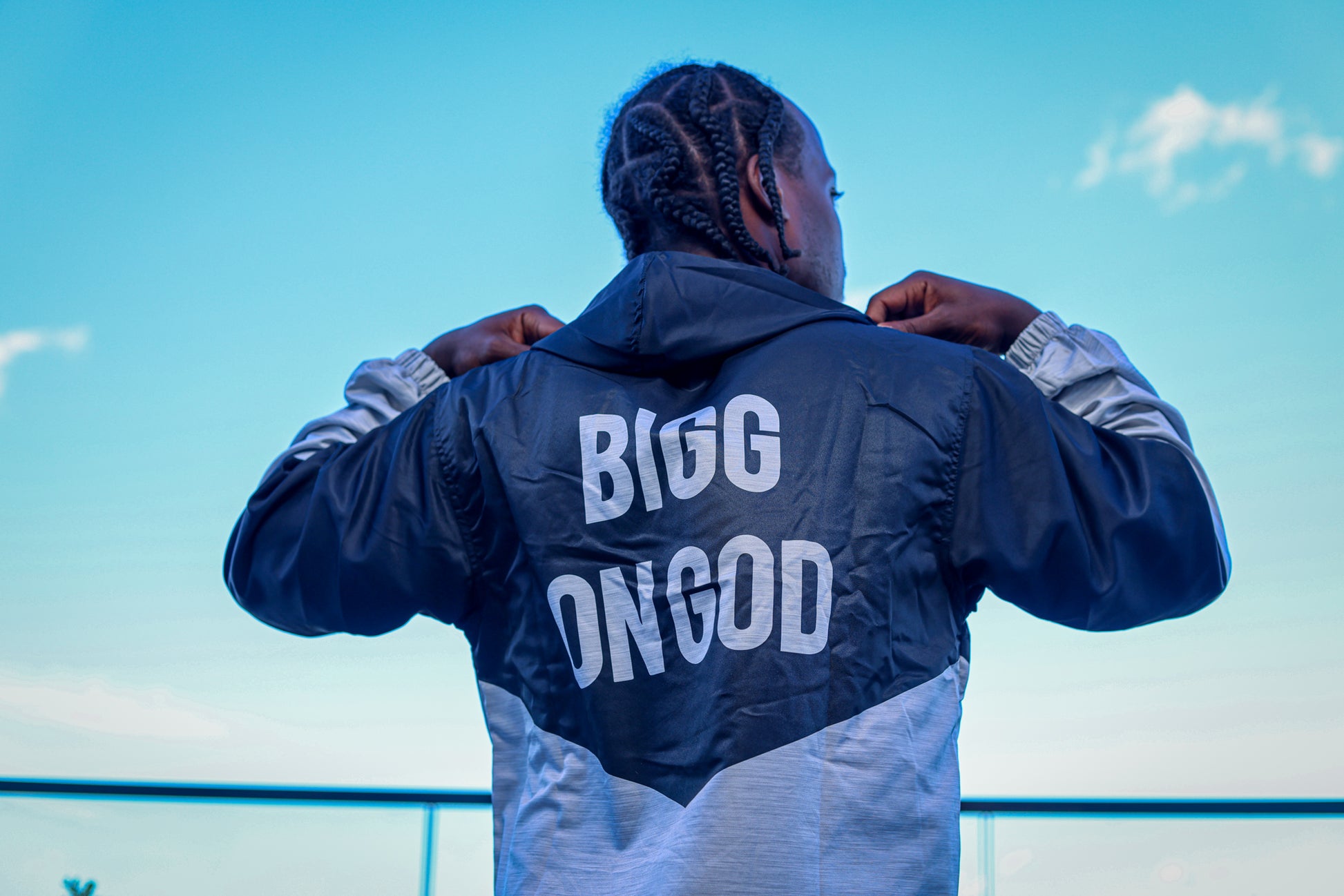 BIGG ON GOD Windbreaker Jacket & Short Set